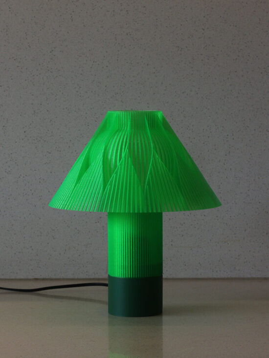 Rosace Table lamp (Glass Green)