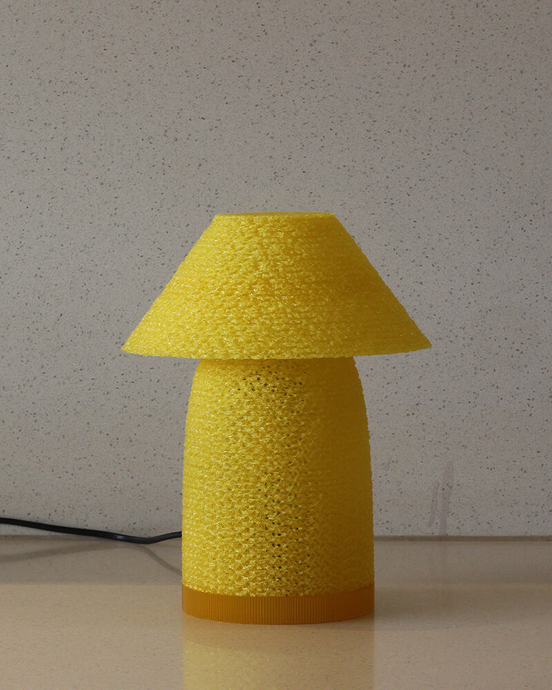 MSIGMA Ettore Designer 3D Printed Lamp (Yellow)_1